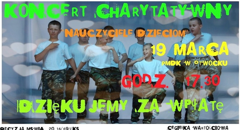 Koncert charytatywny Nauczyciele Dzieciom