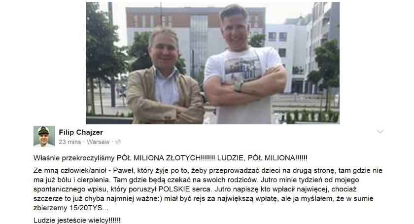 Magia serc - zebrane pół miliona na otwocki Promyczek