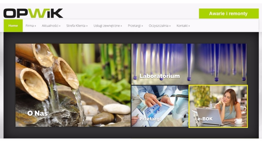 Internetowe e-usługi dla klientów OPWiK