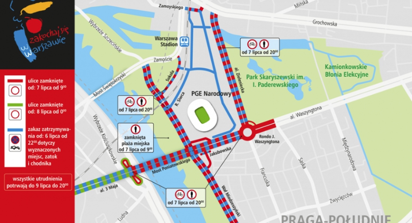 Zmiany na drogach i w komunikacji na Szczyt NATO w Warszawie 
