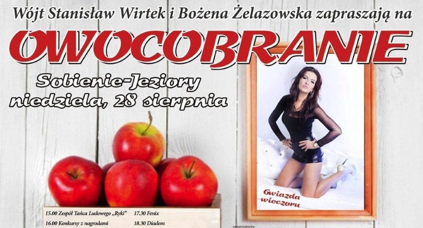 Jabłkowe szaleństwo, czyli Owocobranie w Sobieniach-Jeziorach