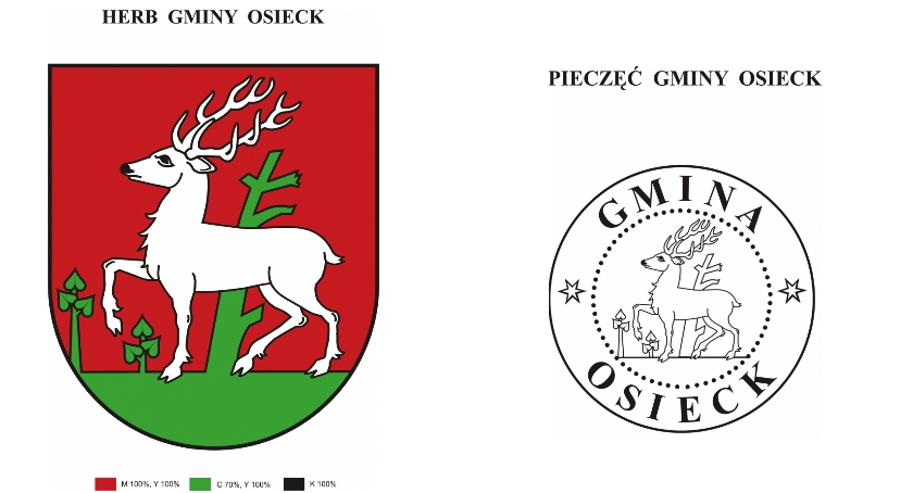 Osieck ma nowy, prawidłowy herb