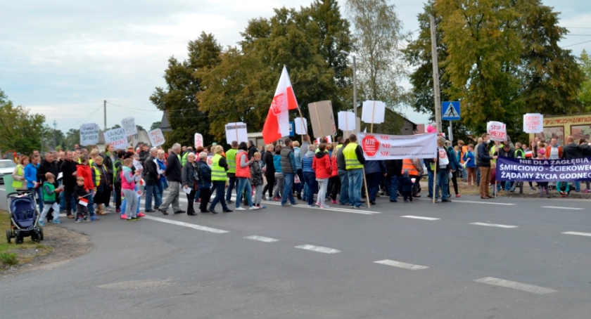 Protest przeciwko odorom