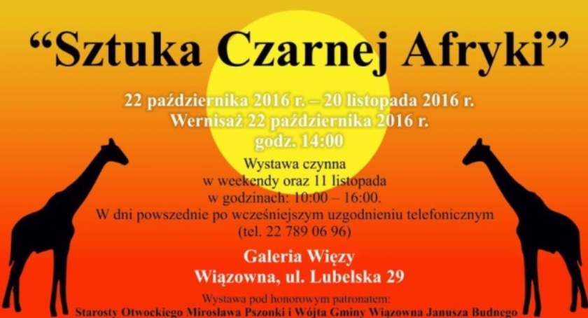 Wiązowna: wystawa Sztuka Czarnej Afryki