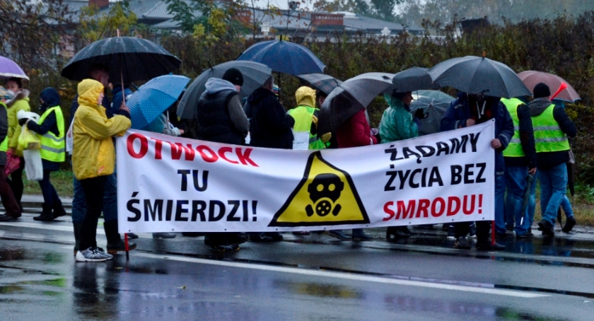 Deszczowy protest