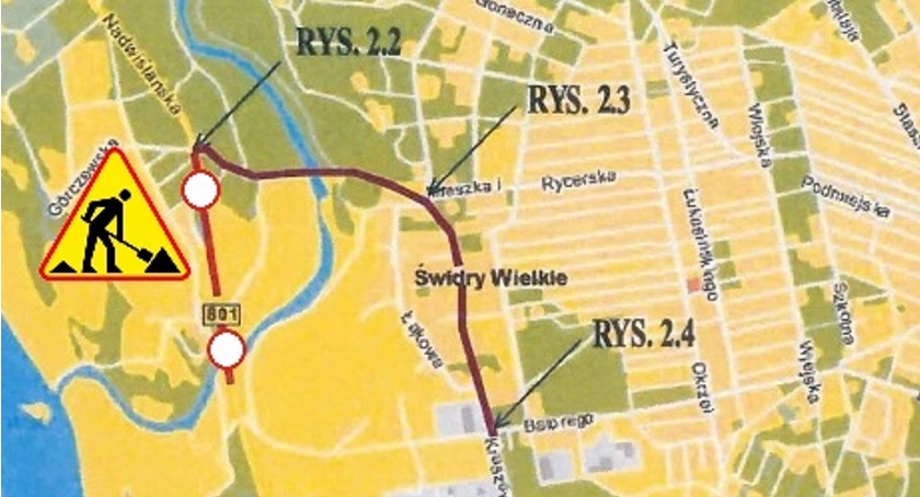 Tymczasowe zamknięcie DW 801, Józefów-Otwock