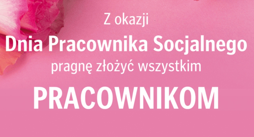 Życzenia dla Pracowników Socjalnych
