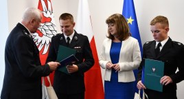 Strażak z Wólki Mlądzkiej uhonorowany za uratowanie dziecka 