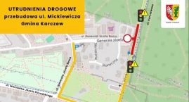 Utrudnienia na ul. Mickiewicza w Karczewie - zamknię&hellip;