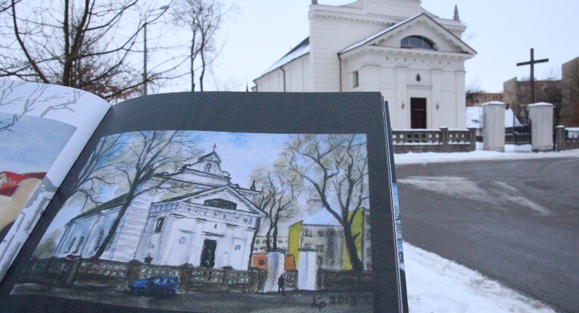 Bielsk Podlaski przeniesiony na płótno i uwieczniony w albumie