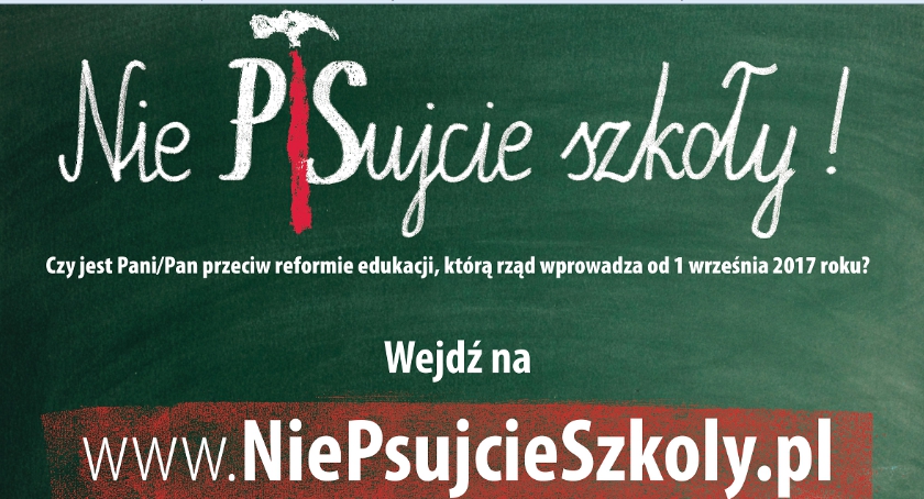 Platforma Obywatelska Powiatu Bielskiego zbiera podpisy ws. reformy edukacji