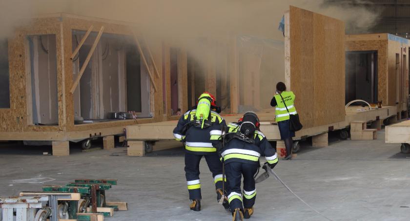 Ćwiczenia – pożar Unihouse w Bielsku Podlaskim