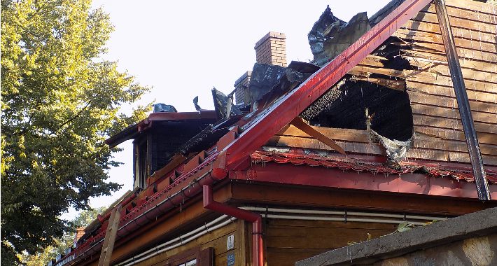 Pożar budynku na ulicy Kościuszki. Nie żyje 7-letnie dziecko