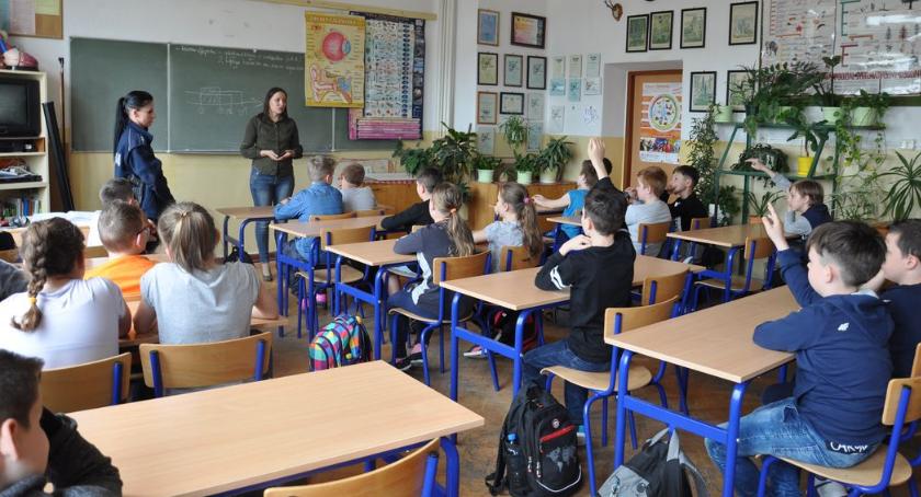 Bielska Policji z wizytą w Szkole Podstawowej nr 5