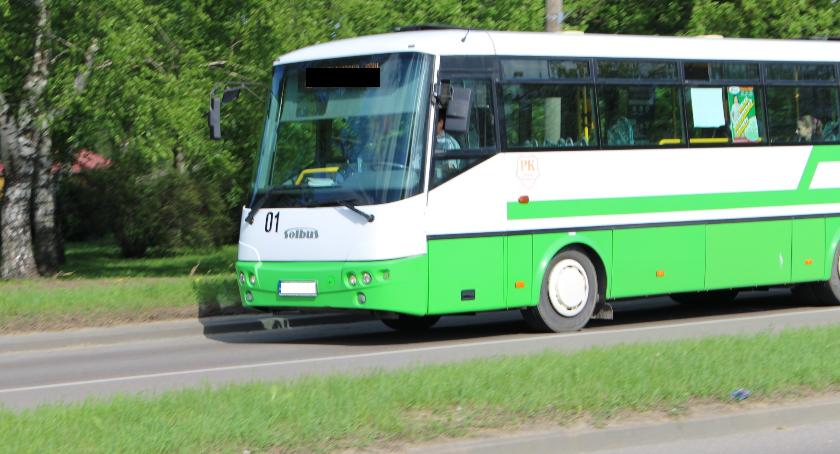 Policja zatrzymała nietrzeźwego kierowcę Gimbusa