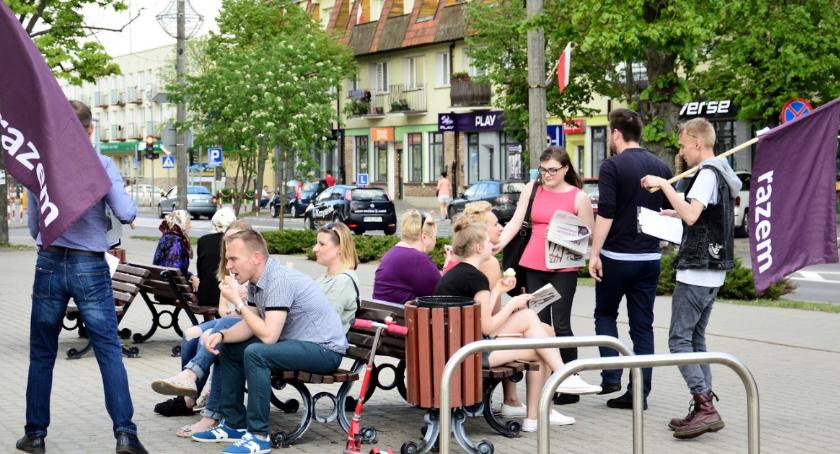 Partia Razem uczciła Święto Pracy w Bielsku Podlaskim