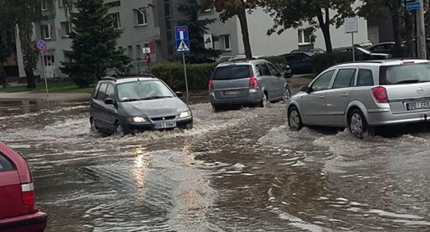 Bielsk Podlaski zalany po burzy