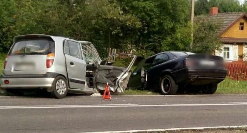 Wypadek na DK 19 we wsi Haćki – policja wyznaczyła objazdy