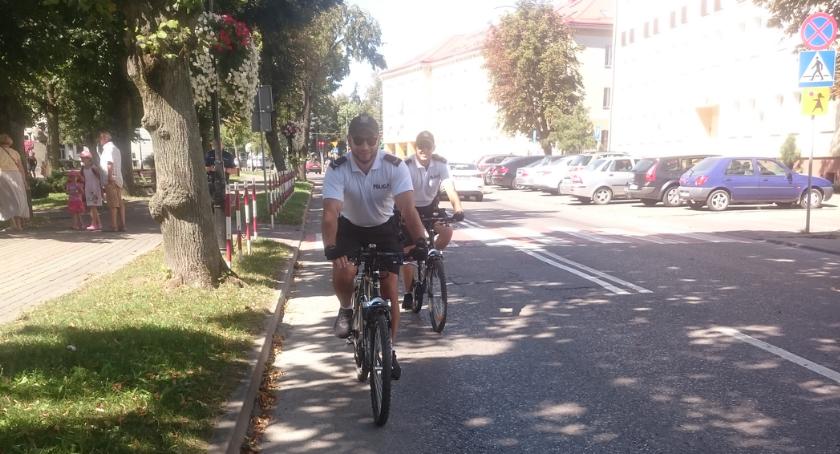 Rowerowe patrole policyjne w Bielsku Podlaskim