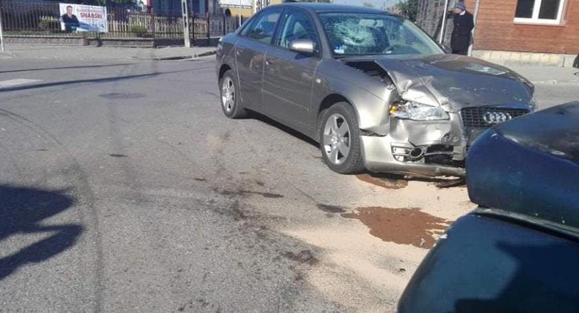 Wypadek w Brańsku - dwie osoby trafiły do szpitala