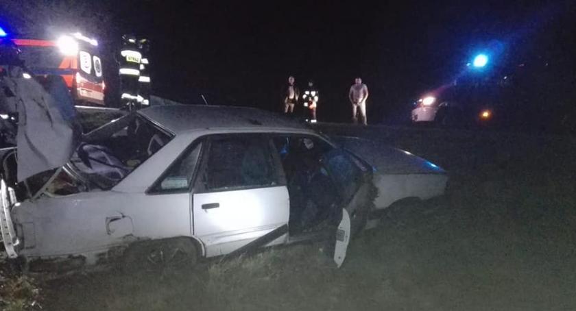 Wypadek na trasie Kalnica – Kadłubówka 
