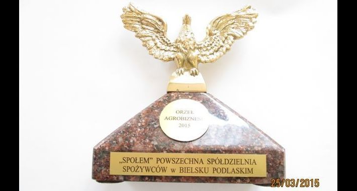 Społem ze statuetką Orła Agrobiznesu