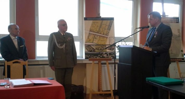 Związek Kombatantów przyznał odznakę dla starosty