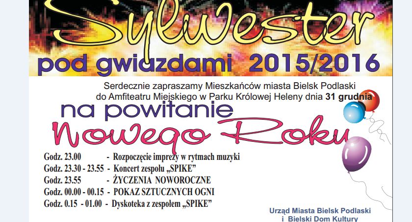 Sylwester pod gwiazdami