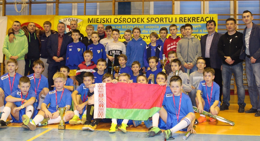 Międzynarodowy Halowy Turniej Piłki Nożnej Trampkarzy MOSiR CUP 2016 w Bielsku Podlaskim