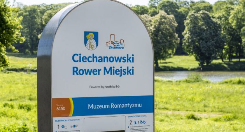 W Opinogórze działa już nowa stacja Ciechanowskiego Roweru Miejskiego
