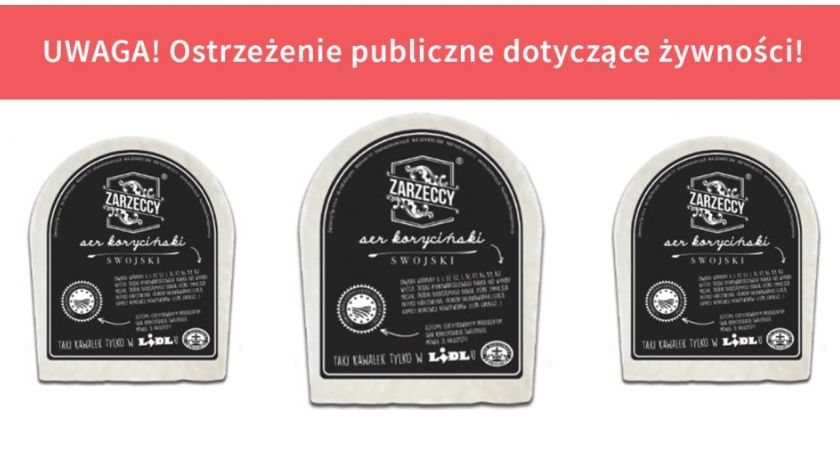 Niebezpieczna partia produktu – Ser Koryciński Swojski Naturalny