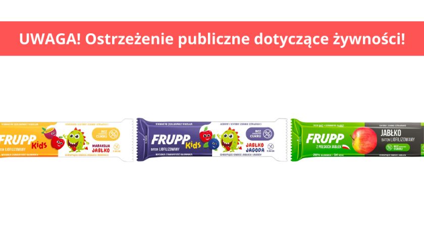 Firma wycofuje swój produkt ze sprzedaży. Może zawierać plastik 