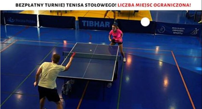 W Ciechanowie odbędzie się turniej tenisa stołowego. Zapisy trwają!