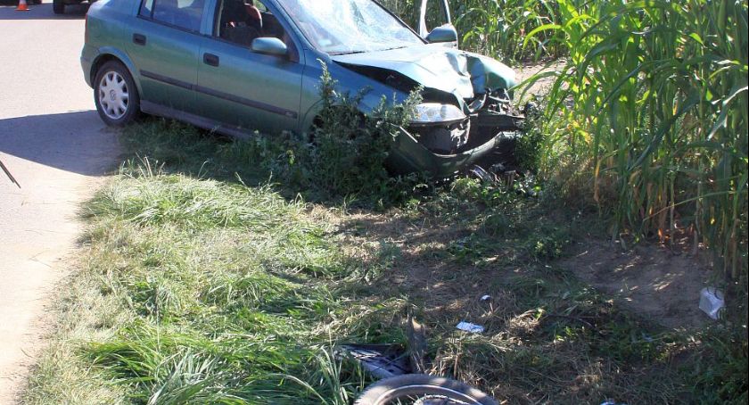 Tragiczny finał zderzenia osobówki z motorowerem