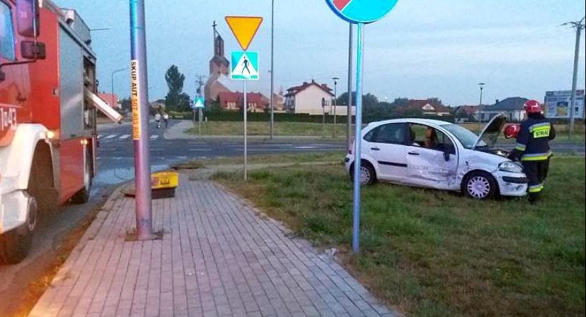 Znów to samo skrzyżowanie. Zderzenie aut w Ciechanowie