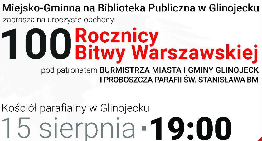 Obchody 100. rocznicy Bitwy Warszawskiej w Glinojecku