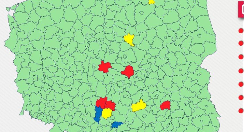 Koronawirus - powiat z naszego regionu w strefie żółtej