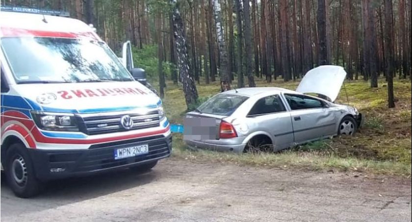 Dachowanie Opla w powiecie ciechanowskim [zdjęcia]