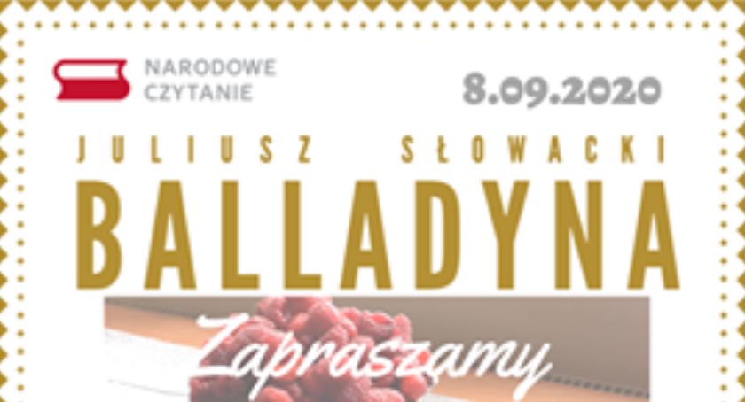 Narodowe Czytanie on-line. Zaprasza biblioteka w Gołyminie