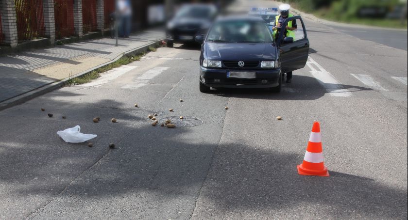 Zjeżdżał z wiaduktu, potrącił pieszą