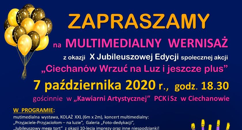 Jubileuszowa edycja w multimedialnym wernisażu. 