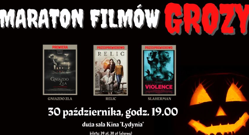Maraton Filmów Grozy w Kinie Łydynia
