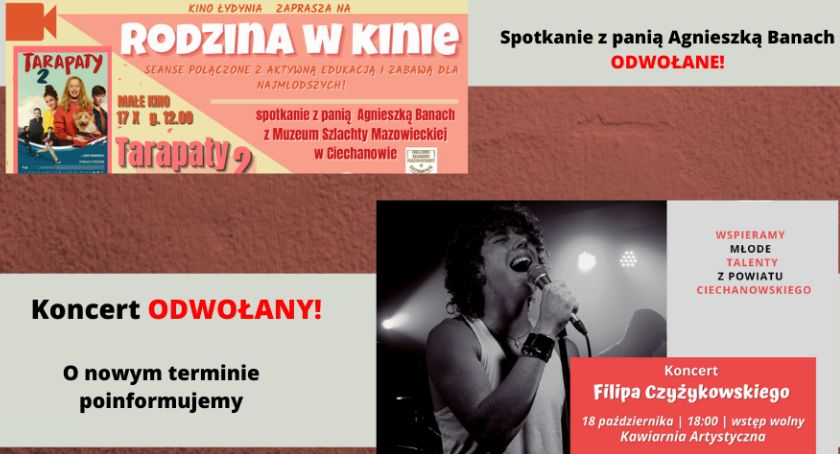 Odwołane i przełożone imprezy w PCKiSz