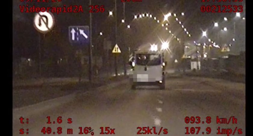 Pirat drogowy zatrzymany w Ciechanowie [wideo]