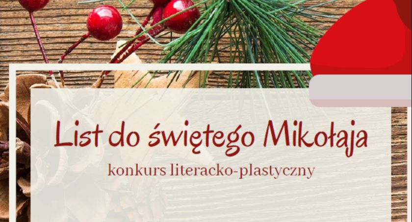 List do świętego Mikołaja - konkurs dla najmłodszych ciechanowian
