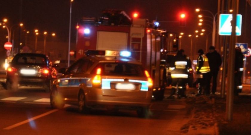 Wypadek na ul. Armii Krajowej w Ciechanowie