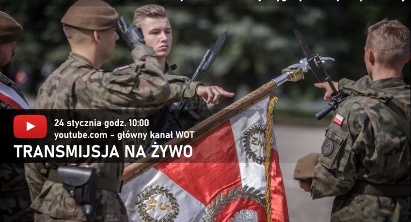 Przysięga wojskowa i ślubowanie nowych podoficerów WOT w Ciechanowie