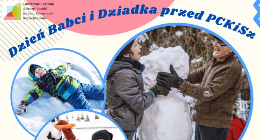 Dzień Babci i Dziadka przed PCKiSz w Ciechanowie