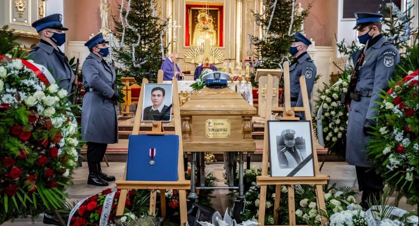 Pożegnali zmarłego kolegę. Został pośmiertnie uhonorowany