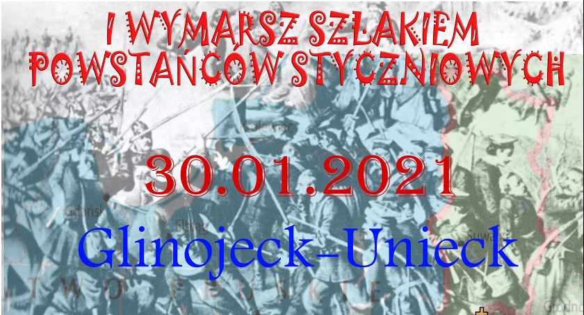 Przemaszerują z Glinojecka do Uniecka. Przed nami I Wymarsz Szlakiem Powstańców Styczniowych